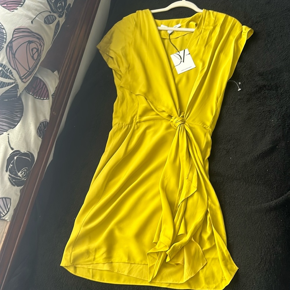 DIANEvonFURSTENBERG yellow balisi dress
